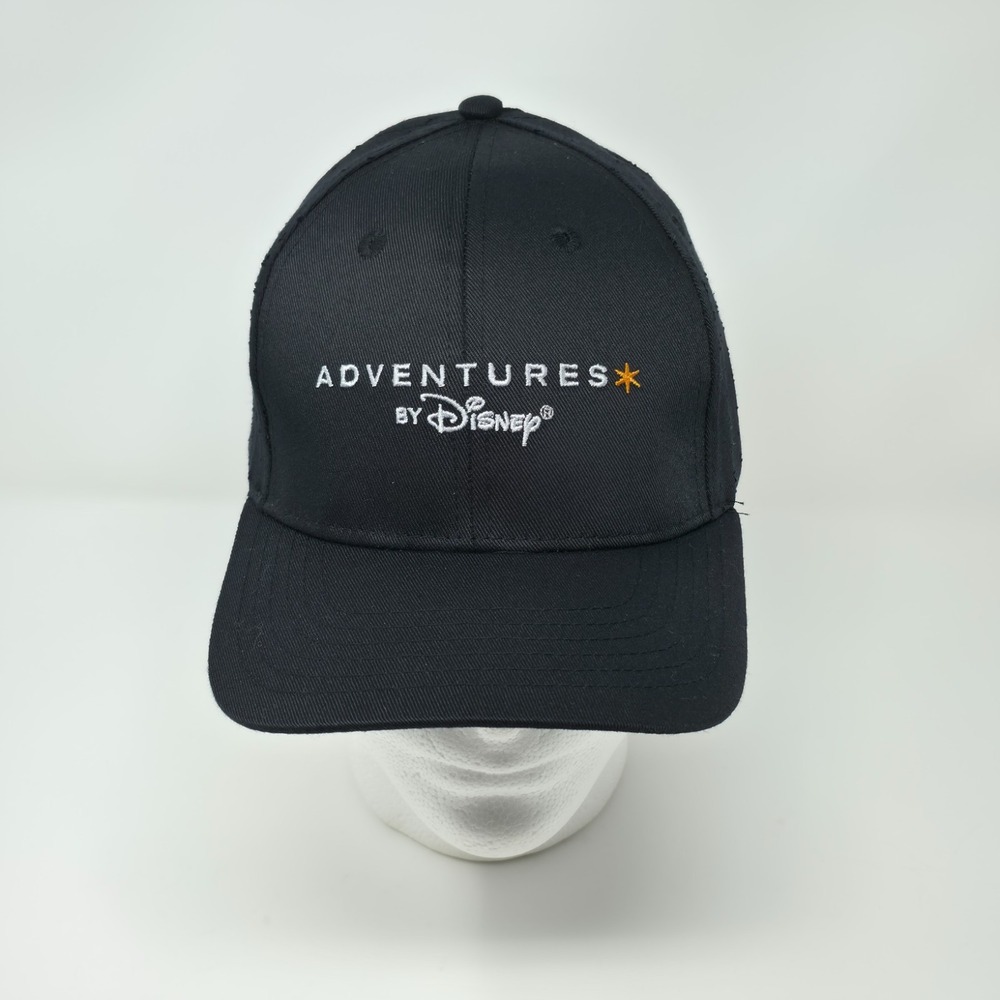 Adventures by Disney Black Hat‎ Baseball Cap Adjustable Strapback Embroidered - Picture 5 of 8
